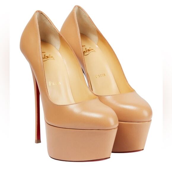 Christian Louboutin Dolly Pump Alta 160 in Blush Size 38.5 - Picture 14 of 14